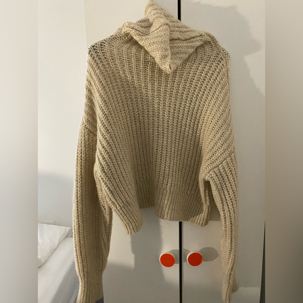 Zara Cream Knit Turtleneck